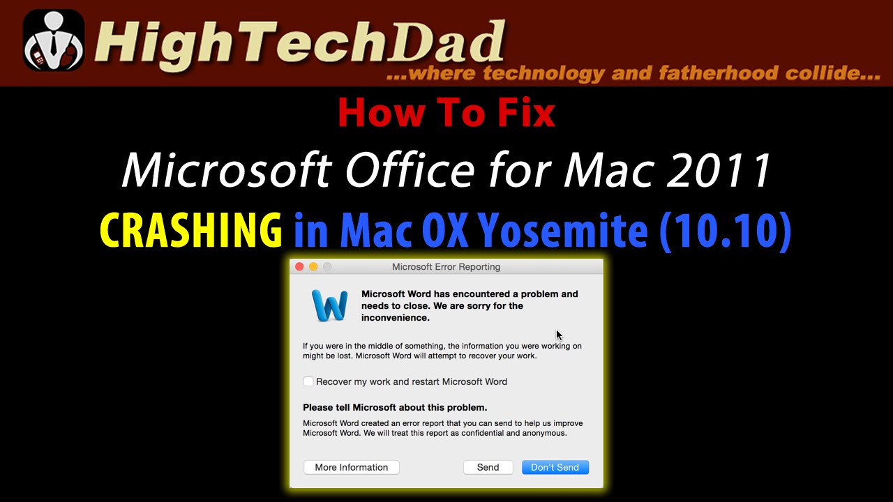 help with a problem using microsoft word for mac 2011